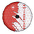 Switzerland Map Scratch Claw Swiss Flag Spare Tire Cover with Vertical Text - Wonder Print Shop