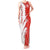 Switzerland Map Scratch Claw Swiss Flag Tank Maxi Dress with Vertical Text - Wonder Print Shop