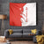 Switzerland Map Scratch Claw Swiss Flag Tapestry with Vertical Text - Wonder Print Shop