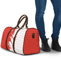 Switzerland Map Scratch Claw Swiss Flag Travel Bag with Vertical Text - Wonder Print Shop