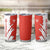 Switzerland Map Scratch Claw Swiss Flag Tumbler Cup with Vertical Text - Wonder Print Shop