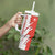 Switzerland Map Scratch Claw Swiss Flag Tumbler With Handle with Vertical Text - Wonder Print Shop