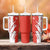 Switzerland Map Scratch Claw Swiss Flag Tumbler With Handle with Vertical Text - Wonder Print Shop