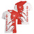 Switzerland Map Scratch Claw Swiss Flag Women V-Neck T-Shirt with Vertical Text - Wonder Print Shop