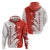 Switzerland Map Scratch Claw Swiss Flag Zip Hoodie with Vertical Text - Wonder Print Shop