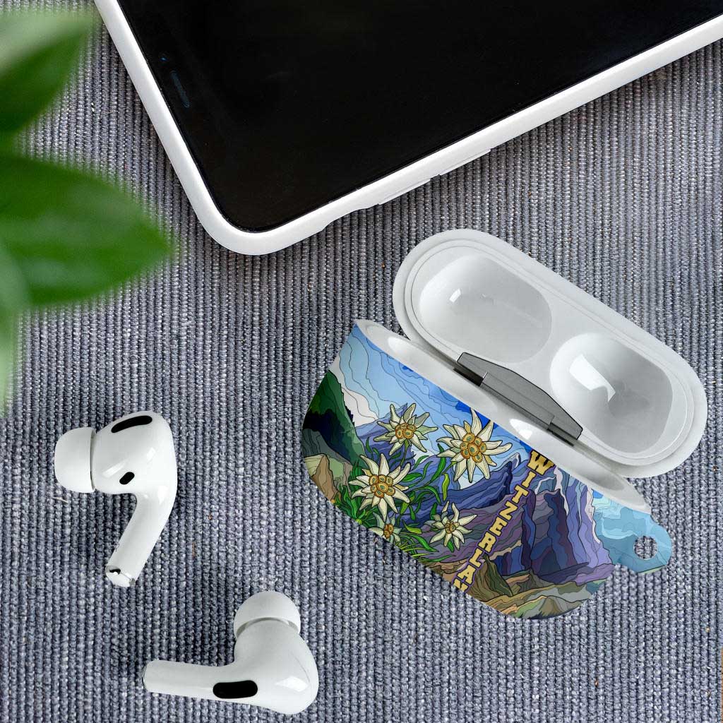 Edelweiss Flower Switzerland Mountain AirPods Case - Wonder Print Shop