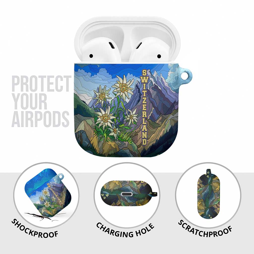 Edelweiss Flower Switzerland Mountain AirPods Case - Wonder Print Shop