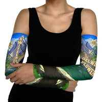 Edelweiss Flower Switzerland Mountain Arm Sleeves - Wonder Print Shop