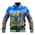 Edelweiss Flower Switzerland Mountain Baseball Jacket - Wonder Print Shop