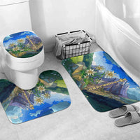 Edelweiss Flower Switzerland Mountain Bathroom Set - Wonder Print Shop