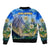 Edelweiss Flower Switzerland Mountain Bomber Jacket - Wonder Print Shop