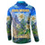 Edelweiss Flower Switzerland Mountain Button Sweatshirt - Wonder Print Shop