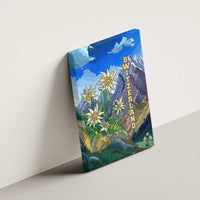 Edelweiss Flower Switzerland Mountain Canvas Wall Art - Wonder Print Shop