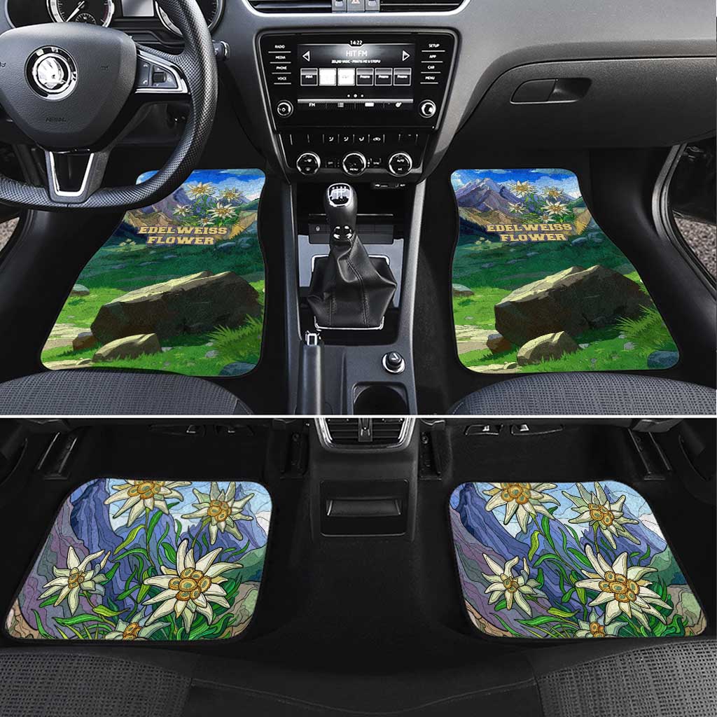 Edelweiss Flower Switzerland Mountain Car Mats - Wonder Print Shop