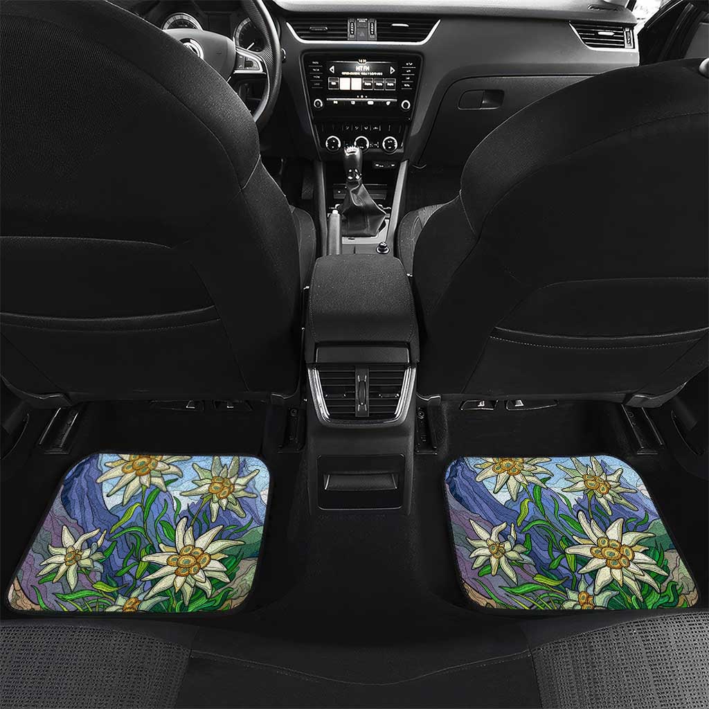 Edelweiss Flower Switzerland Mountain Car Mats - Wonder Print Shop