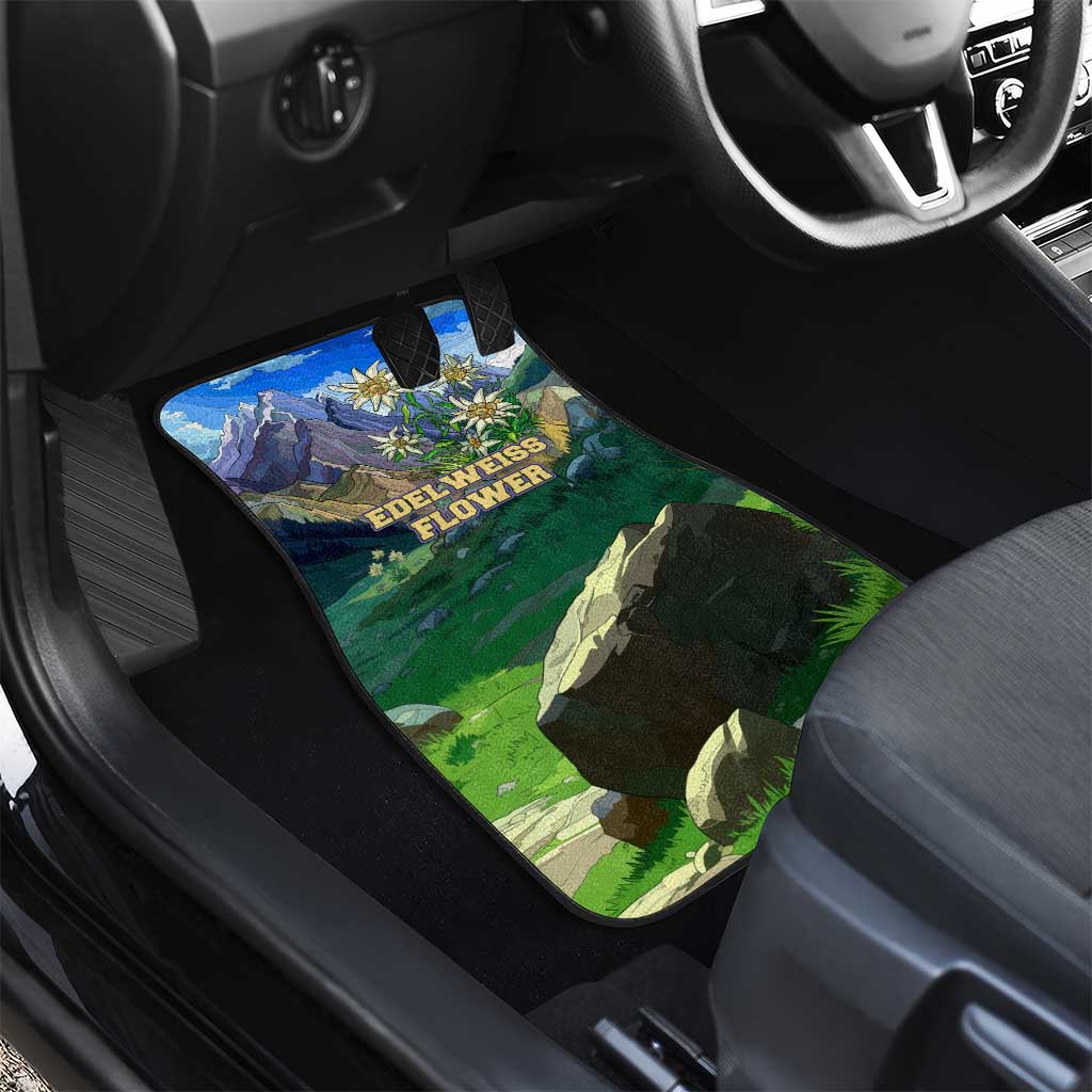 Edelweiss Flower Switzerland Mountain Car Mats - Wonder Print Shop