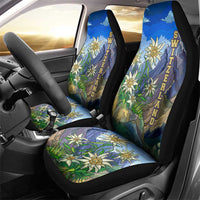 Edelweiss Flower Switzerland Mountain Car Seat Cover - Wonder Print Shop