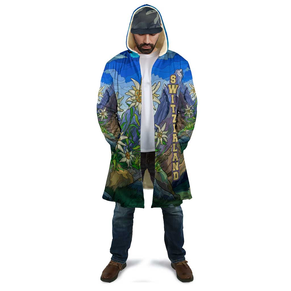 Edelweiss Flower Switzerland Mountain Cloak - Wonder Print Shop