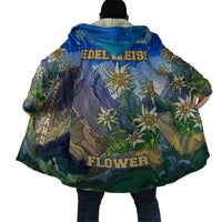 Edelweiss Flower Switzerland Mountain Cloak - Wonder Print Shop