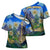 Edelweiss Flower Switzerland Mountain Cross Shoulder Shirt - Wonder Print Shop