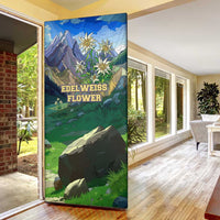 Edelweiss Flower Switzerland Mountain Door Cover - Wonder Print Shop