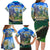 Edelweiss Flower Switzerland Mountain Family Matching Long Sleeve Bodycon Dress and Hawaiian Shirt - Wonder Print Shop