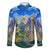 Edelweiss Flower Switzerland Mountain Family Matching Long Sleeve Bodycon Dress and Hawaiian Shirt - Wonder Print Shop