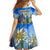 Edelweiss Flower Switzerland Mountain Family Matching Mermaid Dress and Hawaiian Shirt - Wonder Print Shop