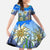 Edelweiss Flower Switzerland Mountain Family Matching Off Shoulder Maxi Dress and Hawaiian Shirt - Wonder Print Shop