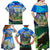 Edelweiss Flower Switzerland Mountain Family Matching Off Shoulder Maxi Dress and Hawaiian Shirt - Wonder Print Shop