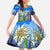 Edelweiss Flower Switzerland Mountain Family Matching Puletasi and Hawaiian Shirt - Wonder Print Shop