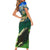 Edelweiss Flower Switzerland Mountain Family Matching Short Sleeve Bodycon Dress and Hawaiian Shirt - Wonder Print Shop