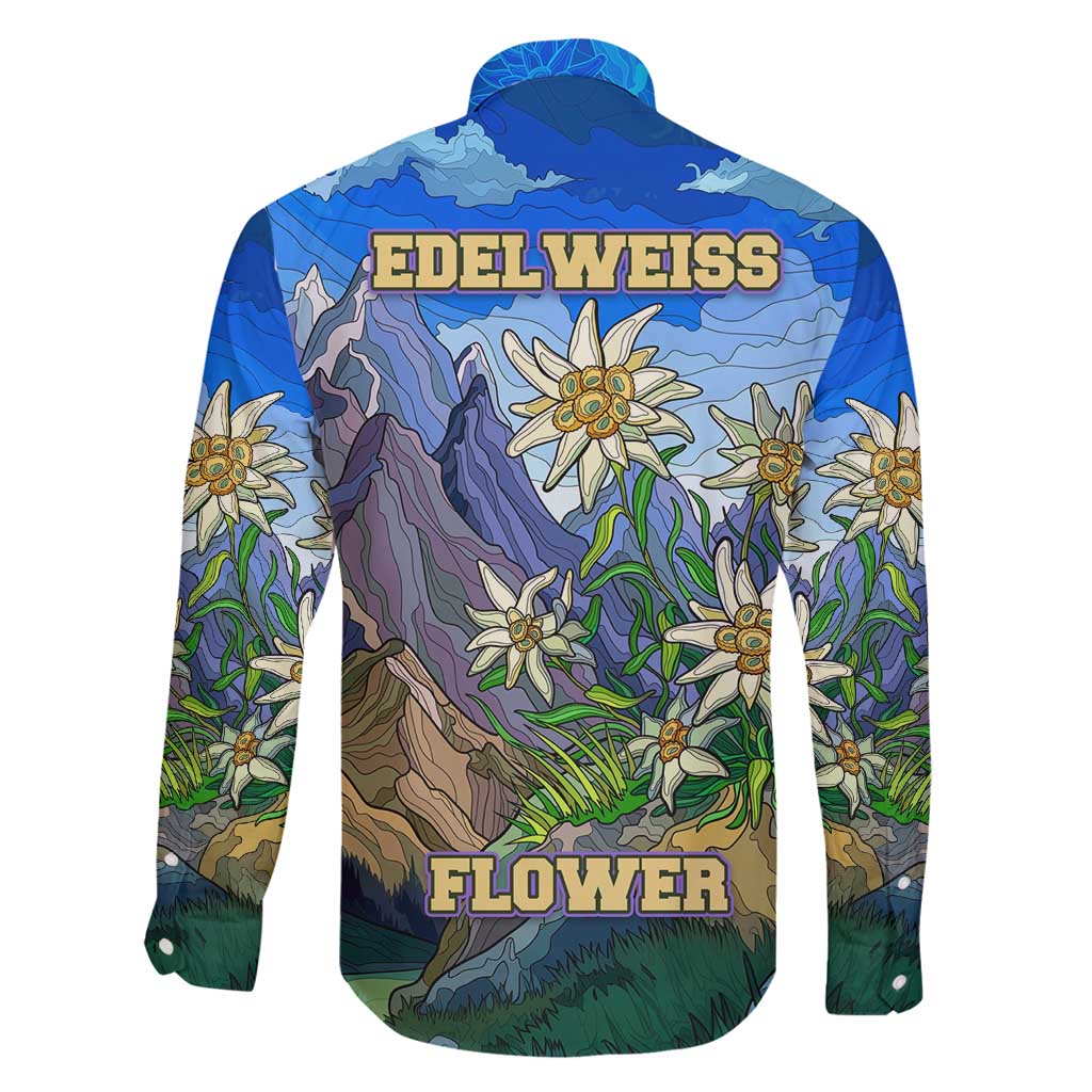 Edelweiss Flower Switzerland Mountain Family Matching Tank Maxi Dress and Hawaiian Shirt - Wonder Print Shop
