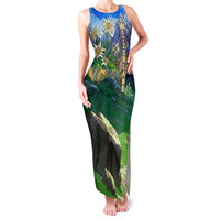 Edelweiss Flower Switzerland Mountain Family Matching Tank Maxi Dress and Hawaiian Shirt - Wonder Print Shop