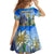 Edelweiss Flower Switzerland Mountain Kid Short Sleeve Dress - Wonder Print Shop