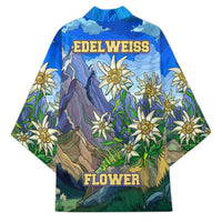 Edelweiss Flower Switzerland Mountain Kimono - Wonder Print Shop
