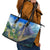 Edelweiss Flower Switzerland Mountain Leather Tote Bag - Wonder Print Shop