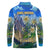 Edelweiss Flower Switzerland Mountain Long Sleeve Polo Shirt - Wonder Print Shop