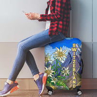 Edelweiss Flower Switzerland Mountain Luggage Cover - Wonder Print Shop