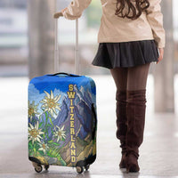 Edelweiss Flower Switzerland Mountain Luggage Cover - Wonder Print Shop