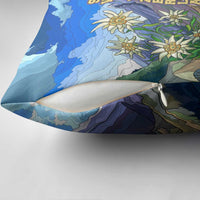 Edelweiss Flower Switzerland Mountain Pillow Cover - Wonder Print Shop