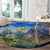 Edelweiss Flower Switzerland Mountain Round Carpet - Wonder Print Shop