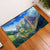 Edelweiss Flower Switzerland Mountain Rubber Doormat - Wonder Print Shop