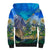 Edelweiss Flower Switzerland Mountain Sherpa Hoodie - Wonder Print Shop