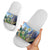 Edelweiss Flower Switzerland Mountain Slide Sandals - Wonder Print Shop