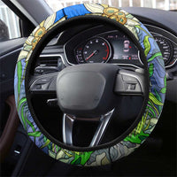 Edelweiss Flower Switzerland Mountain Steering Wheel Cover - Wonder Print Shop