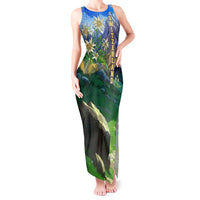 Edelweiss Flower Switzerland Mountain Tank Maxi Dress - Wonder Print Shop