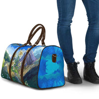 Edelweiss Flower Switzerland Mountain Travel Bag - Wonder Print Shop