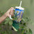 Edelweiss Flower Switzerland Mountain Tumbler With Handle - Wonder Print Shop