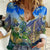 Edelweiss Flower Switzerland Mountain Women Casual Shirt - Wonder Print Shop